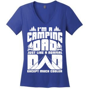 Camping Dad Women's V-Neck T-Shirt