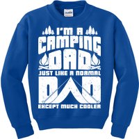 Camping Dad Kids Sweatshirt