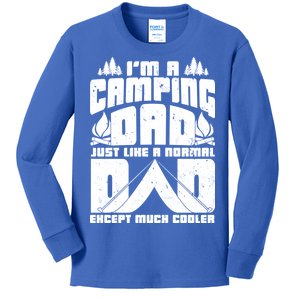 Camping Dad Kids Long Sleeve Shirt