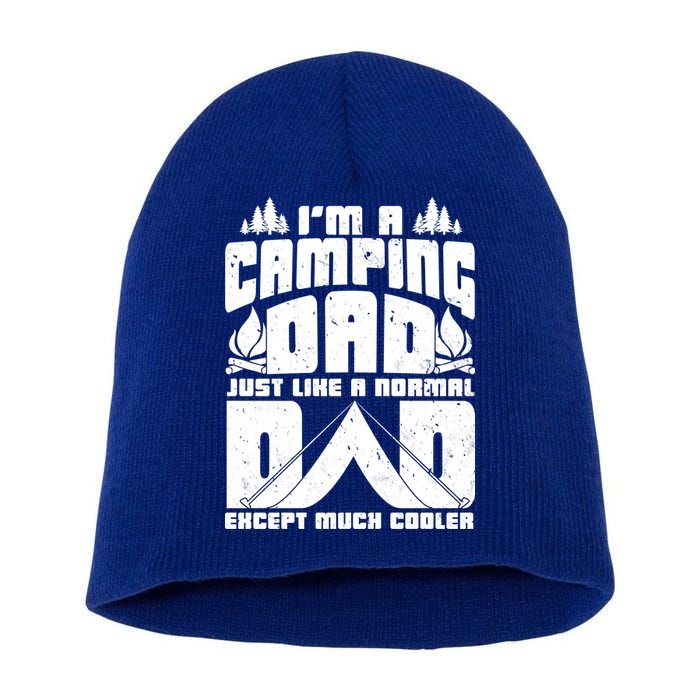 Camping Dad Short Acrylic Beanie