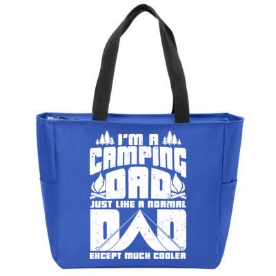 Camping Dad Zip Tote Bag