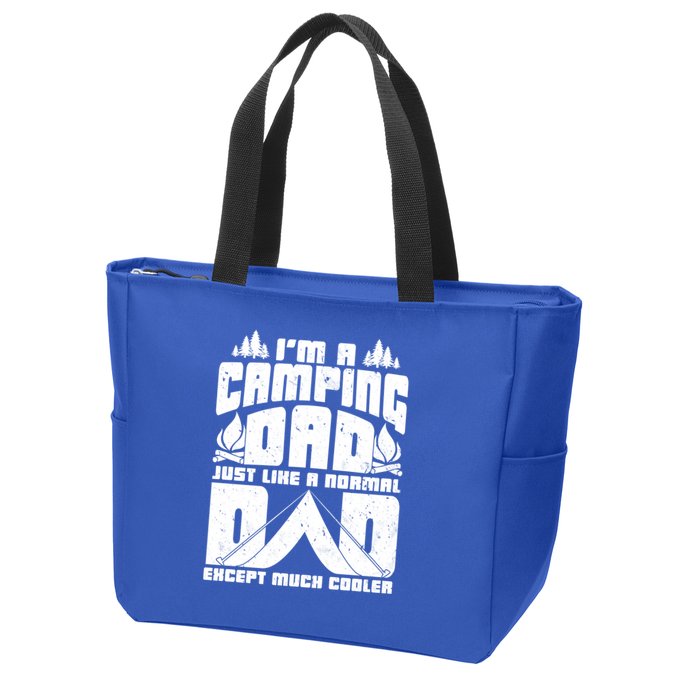 Camping Dad Zip Tote Bag