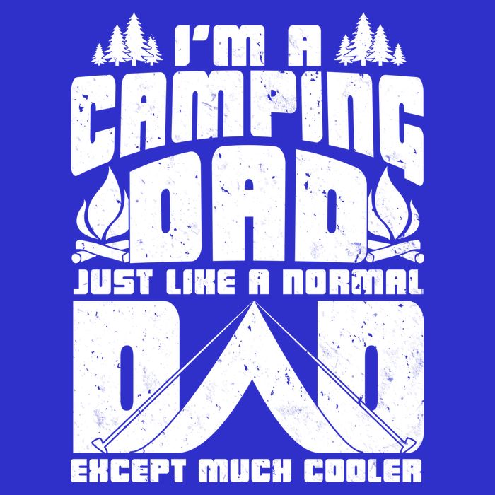 Camping Dad Zip Tote Bag