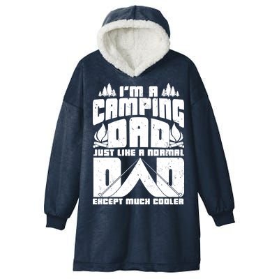 Camping Dad Hooded Wearable Blanket