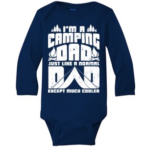 Camping Dad Baby Long Sleeve Bodysuit