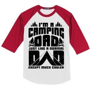 Camping Dad Kids Colorblock Raglan Jersey