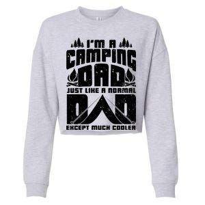 Camping Dad Cropped Pullover Crew