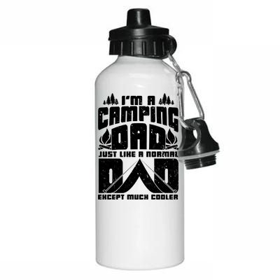 Camping Dad Aluminum Water Bottle