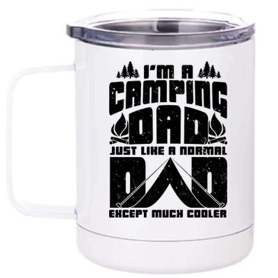 Camping Dad 12 oz Stainless Steel Tumbler Cup