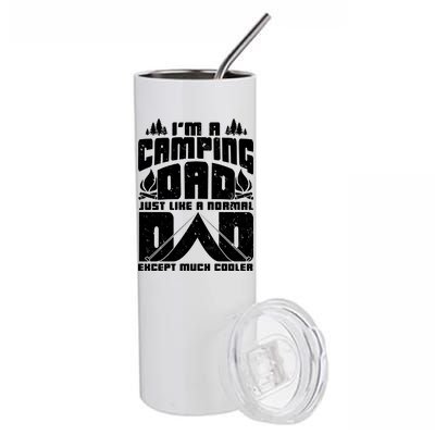 Camping Dad Stainless Steel Tumbler