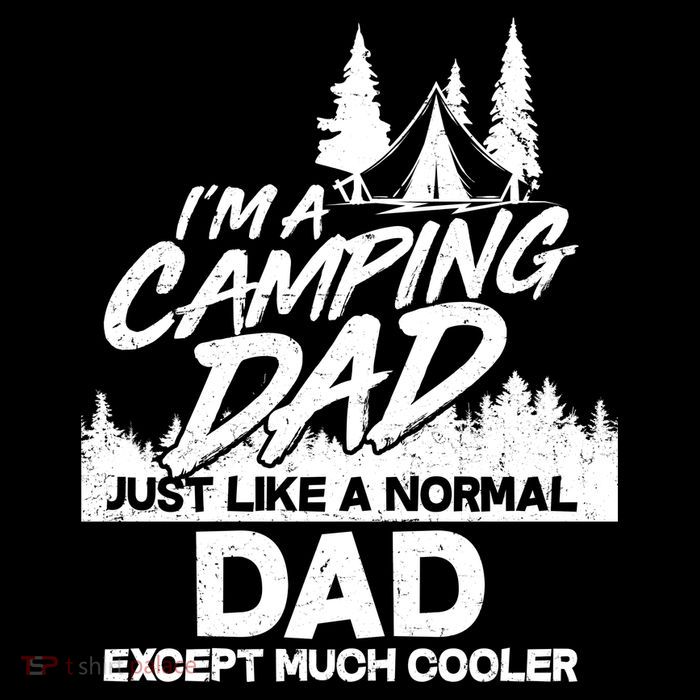Camping Dad Just Like A Normal Dad But Much Cooler Pom Pom 12in Knit Beanie