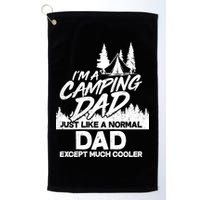 Camping Dad Just Like A Normal Dad But Much Cooler Golf Towel