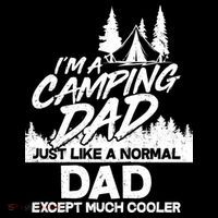 Camping Dad Just Like A Normal Dad But Much Cooler Zip Tote Bag