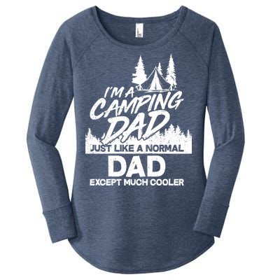 Camping Dad Just Like A Normal Dad But Much Cooler Women's Perfect Tri Tunic Long Sleeve Shirt