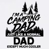 Camping Dad Just Like A Normal Dad But Much Cooler Garment-Dyed Sweatshirt