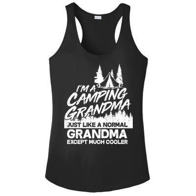 Camping Grandma Ladies PosiCharge Competitor Racerback Tank