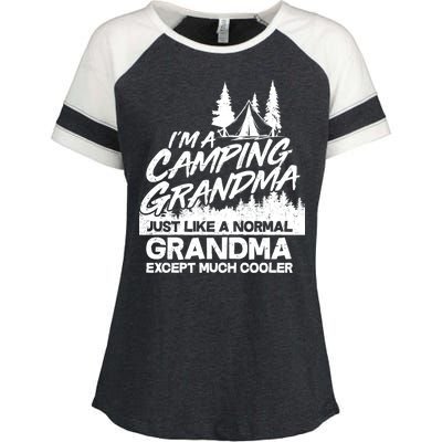 Camping Grandma Enza Ladies Jersey Colorblock Tee