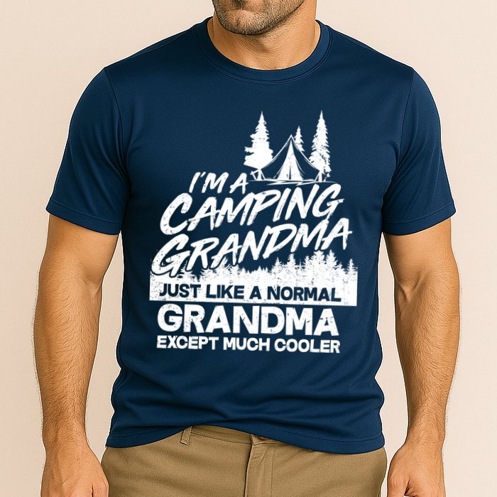 Camping Grandma Cooling Performance Crew T-Shirt