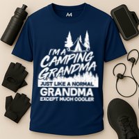 Camping Grandma Cooling Performance Crew T-Shirt