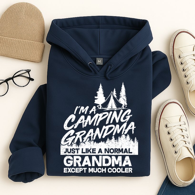 Camping Grandma Hoodie