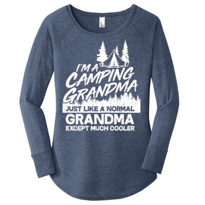 Camping Grandma Women's Perfect Tri Tunic Long Sleeve Shirt