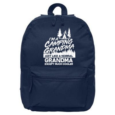 Camping Grandma 16 in Basic Backpack