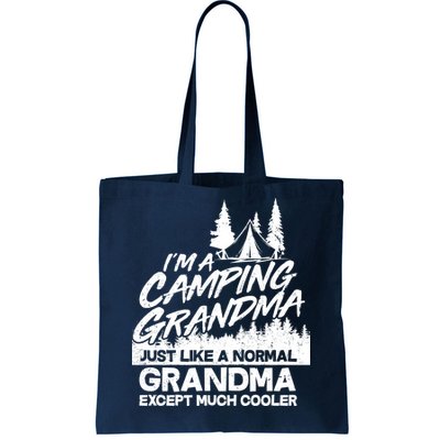 Camping Grandma Tote Bag