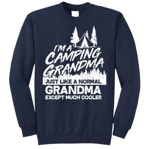 Camping Grandma Tall Sweatshirt