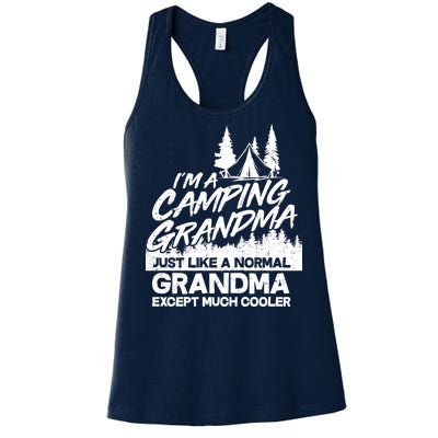 Camping Grandma Women's Racerback Tank