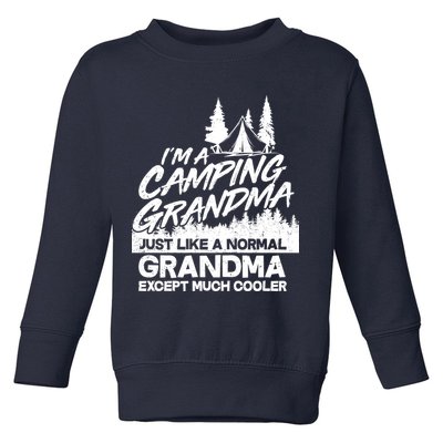 Camping Grandma Toddler Sweatshirt