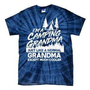 Camping Grandma Tie-Dye T-Shirt