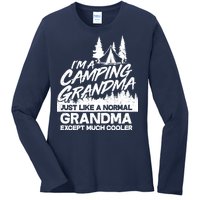 Camping Grandma Ladies Long Sleeve Shirt