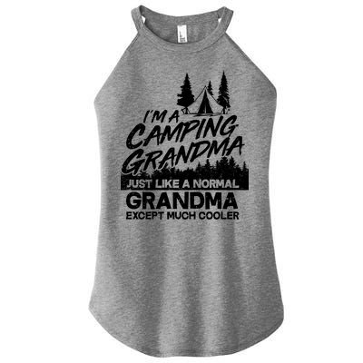 Camping Grandma Women's Perfect Tri Rocker Tank