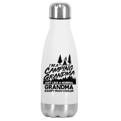 Camping Grandma Stainless Steel Insulated Water Bottle