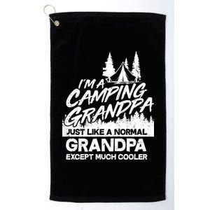 Camping Grandpa Platinum Collection Golf Towel