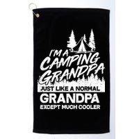 Camping Grandpa Golf Towel