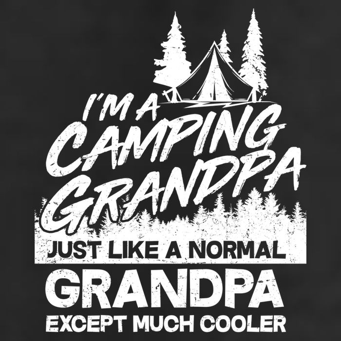 Camping Grandpa Golf Towel
