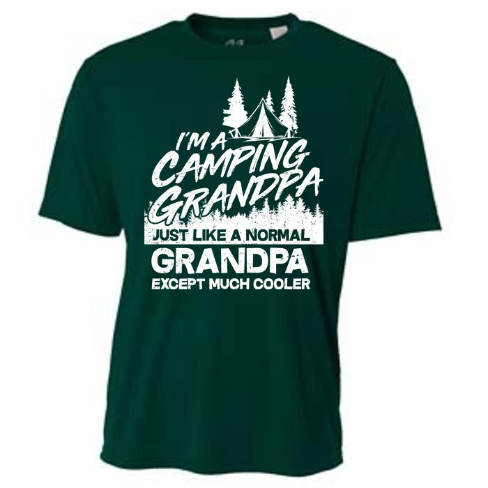 Camping Grandpa Cooling Performance Crew T-Shirt