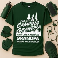 Camping Grandpa Cooling Performance Crew T-Shirt