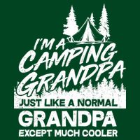 Camping Grandpa Cooling Performance Crew T-Shirt