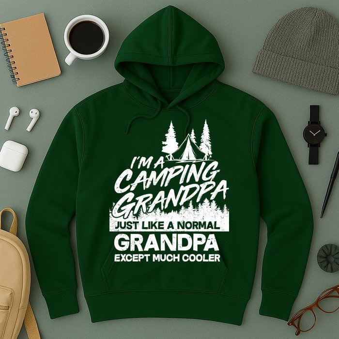 Camping Grandpa Hoodie