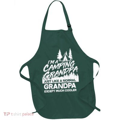 Camping Grandpa Full-Length Apron With Pockets