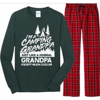 Camping Grandpa Long Sleeve Pajama Set