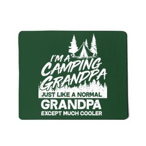 Camping Grandpa Mousepad