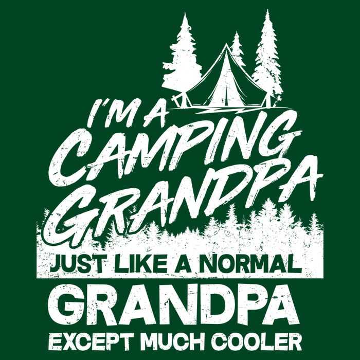 Camping Grandpa Visor