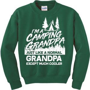 Camping Grandpa Kids Sweatshirt