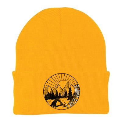 Camping I Hate People Knit Cap Winter Beanie