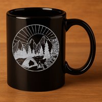 Camping I Hate People 11oz C Handle Ceramic Mug