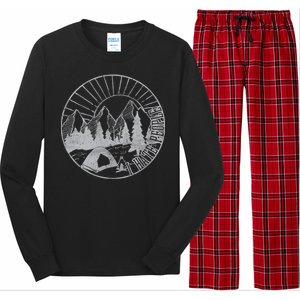 Camping I Hate People Long Sleeve Pajama Set