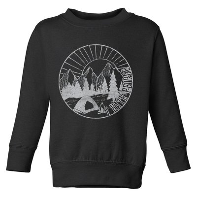 Camping I Hate People Toddler Sweatshirt